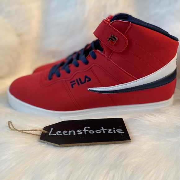 New Fila Men’s Vulc 13 Mid Plus Basketball Sneaker - Picture 2 of 13
